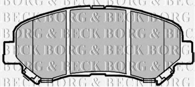 BORG & BECK bbp2084 -  Комплект тормозных колодок, дисковый тормоз